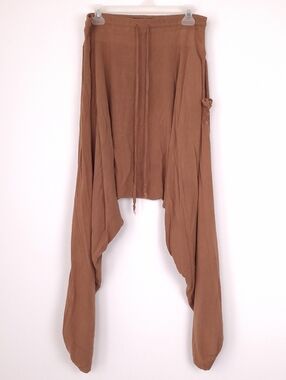 Buddha Pants Savannah Harem Pant Rust yoga boho comfortable festival lightweight